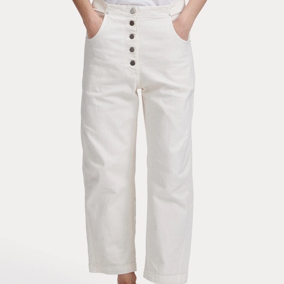 Rachel Comey Denim - Rachel Comey Elkin Dirty White Barrel Jeans